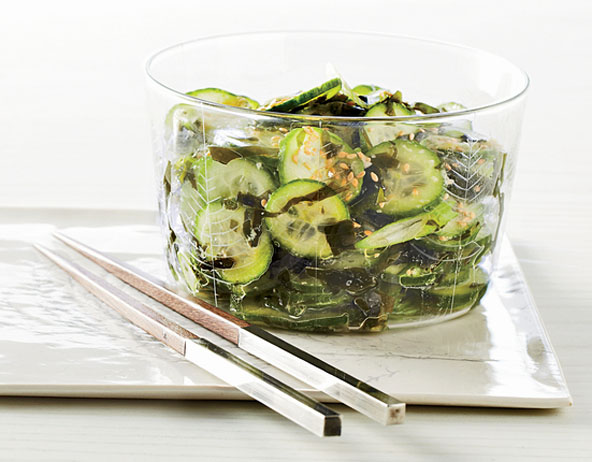 Wakame (Alaria) and Cucumber Salad Recipe